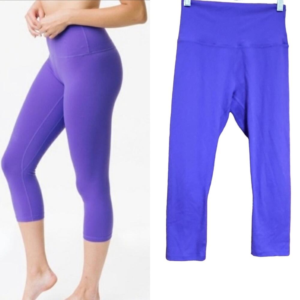 ZYIA Active Purple Ascend High Rise Leggings Size Small